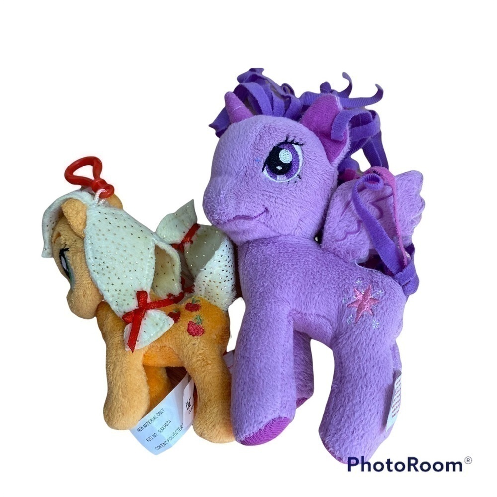 My Little Pony Plush TY Apple Blossom Purple Kids Toy Stuffed Animal
